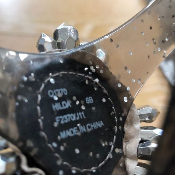 COACH Women's Hilda Glitter Jelly Sandal - Picture 4 of 6